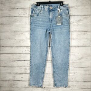 Democracy Jeans “Ab” Solution High Rise Side Entry Pocket Boyfriend 6 NWT